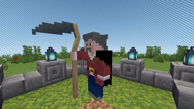 create minecraft 3d models and animations for figura and ysm