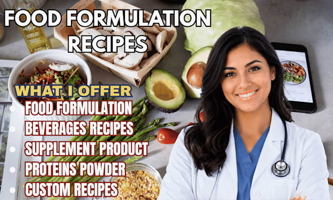 create custom food formulation recipes for product development