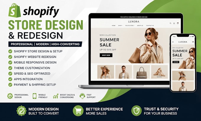 design shopify store, shopify store design, shopify website design, redesign