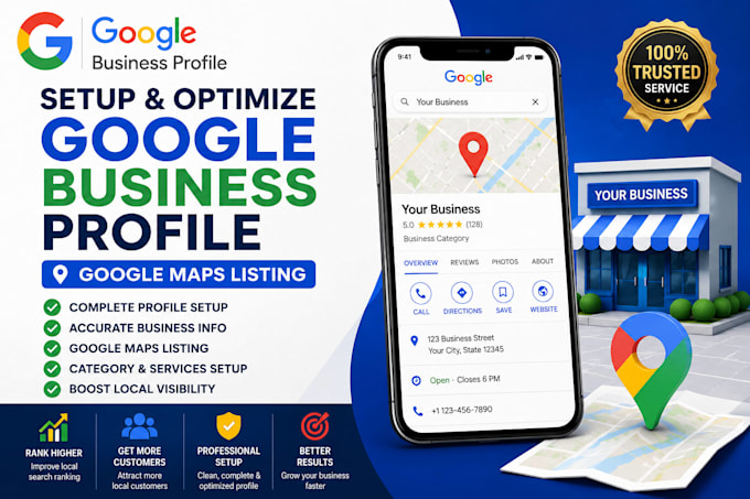 set up and optimize your google business profile