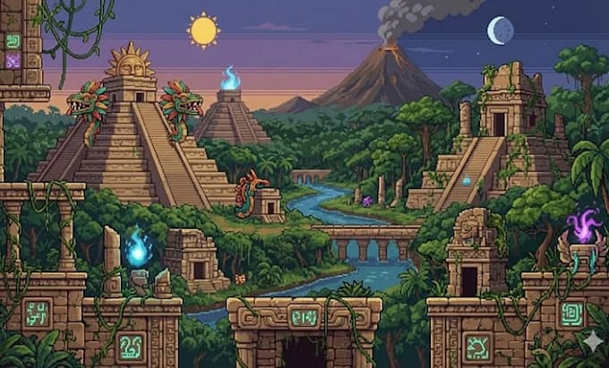 develop a game boy game, 8bit 16bit, retro pixel art game, platformer games