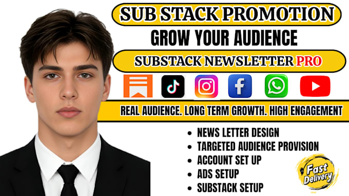 setup substack account newsletter post promotion on substack