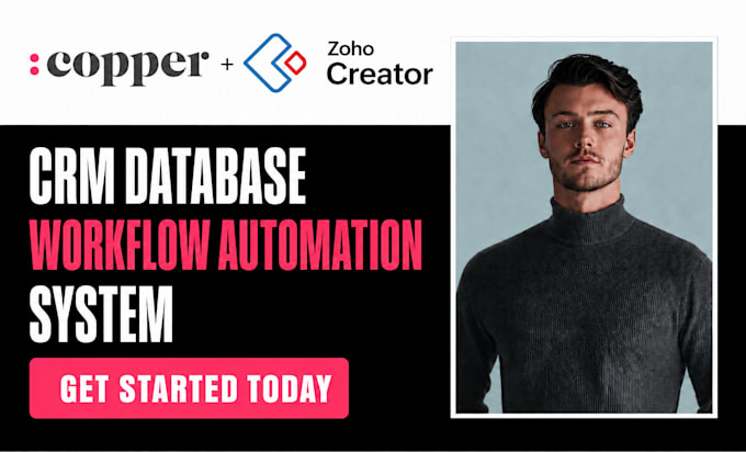 build copper crm zoho creator database workflow automation integration setup