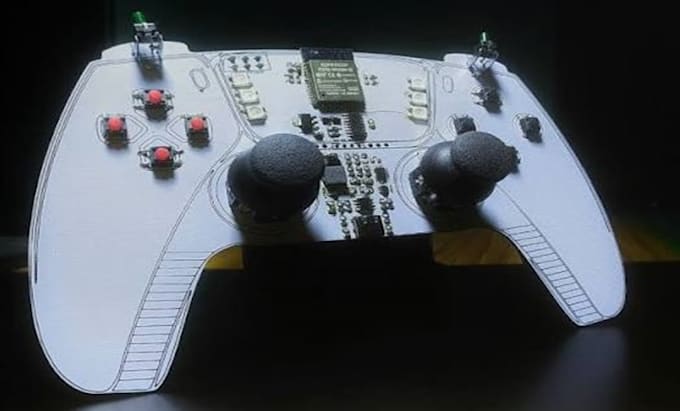 design ps5,ps4 controller pcb, bluetooth gamepad, embedded firmware, and custom