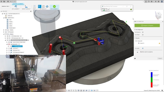 create fusion 360 cam toolpaths and cnc machining files