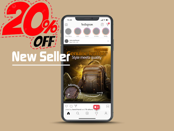 design instagram post and story