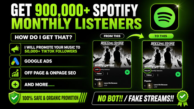 professional music promotion on spotify