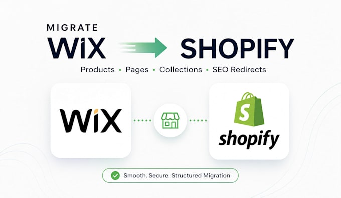 shopify ecommerce migration wix to shopify copy clone website migrate to shopify