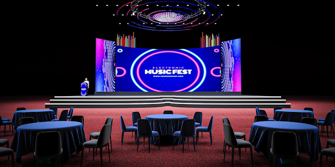create 3d stage lighting design and dmx programming with 3d stage visualization