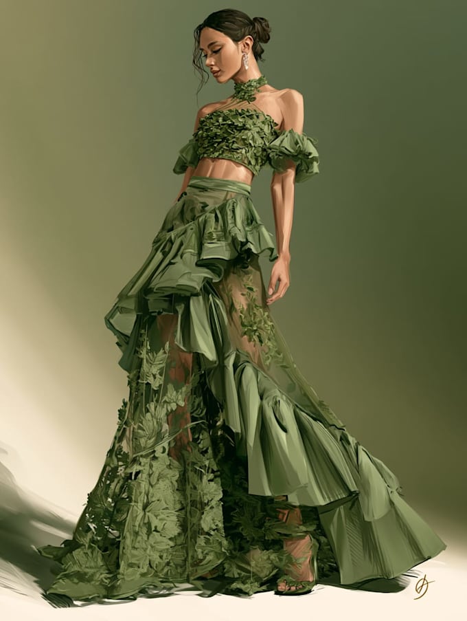 do stunning fashion illustrations