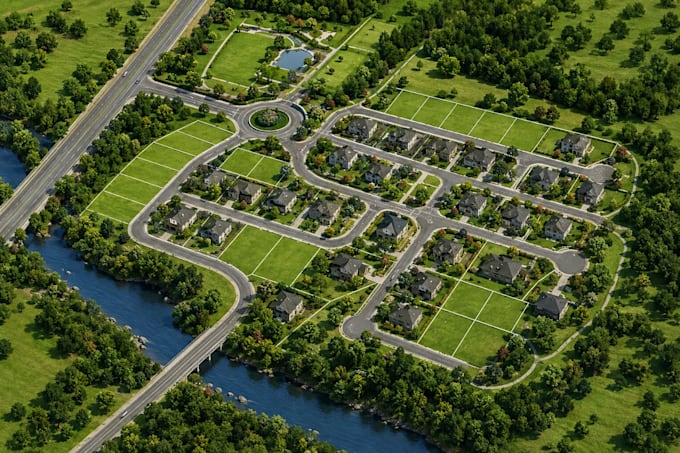 design real estate property maps for listings developments and land
