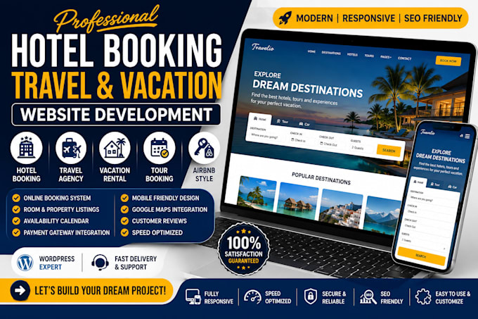 build a professional booking website with online appointment system