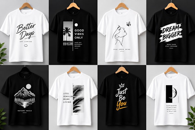 design a creative and professional t shirt design