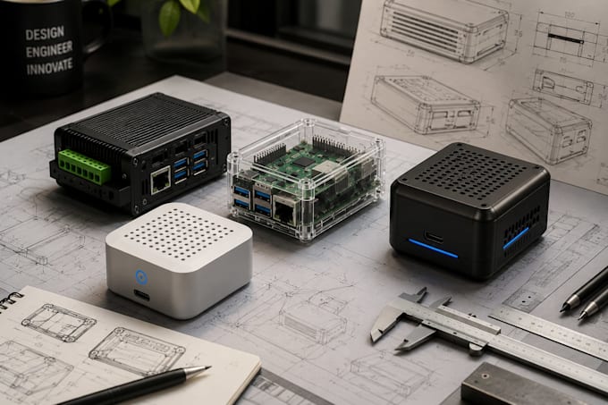 3d pcb iot arduino enclosure design 3d product casing rendering for manufacture