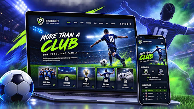 build a football website in wordpress