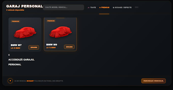 provide a ready to use fivem garage system