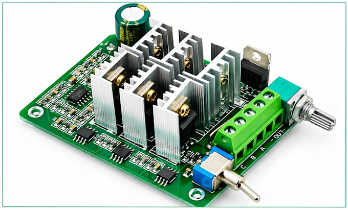 design bldc motor controller esc foc stm32 3 phase motor driver pcb vesc pcb