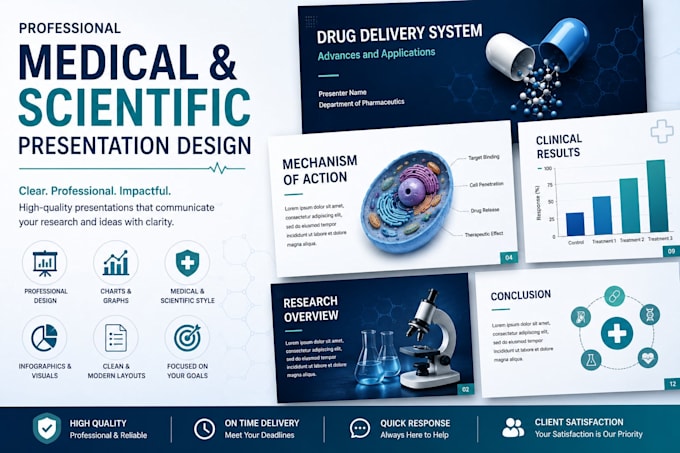 design medical and scientific presentations