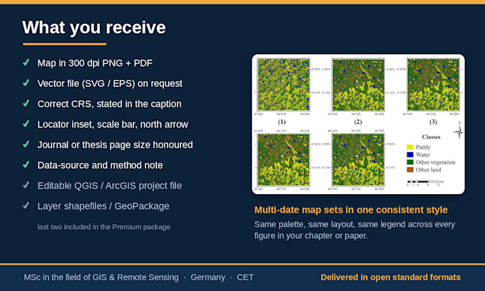 create professional gis maps for your thesis, report or publication