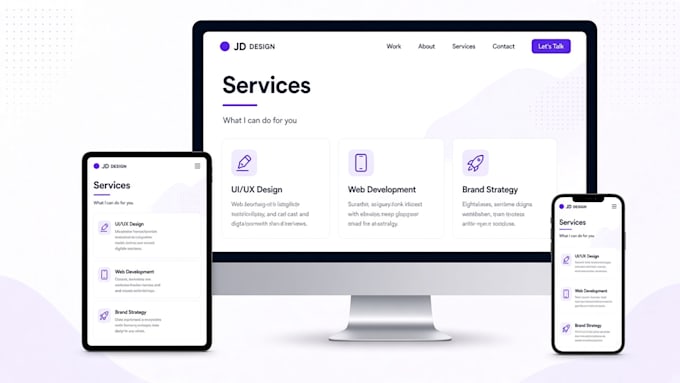 create your modern and interactive portfolio website