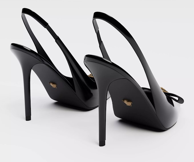 design 3d high heels modeling and realistic footwear rendering