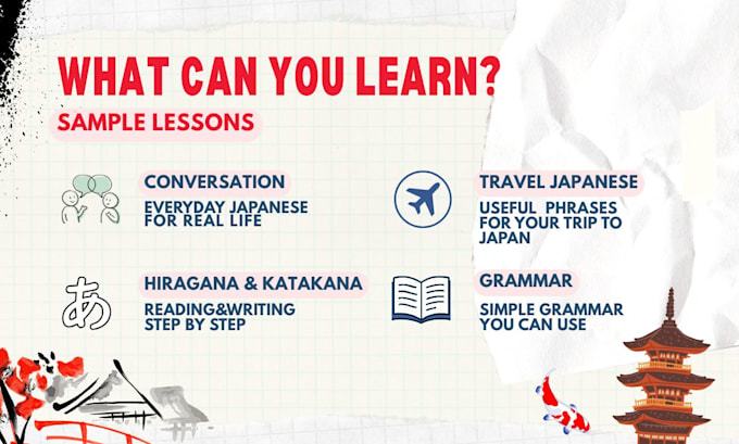 teach you practical japanese online