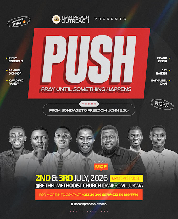 design a professional church flyer