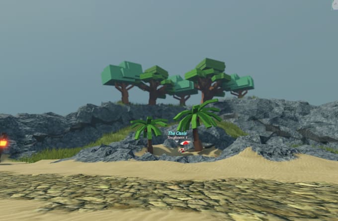 create you a terrain style roblox map with custom models