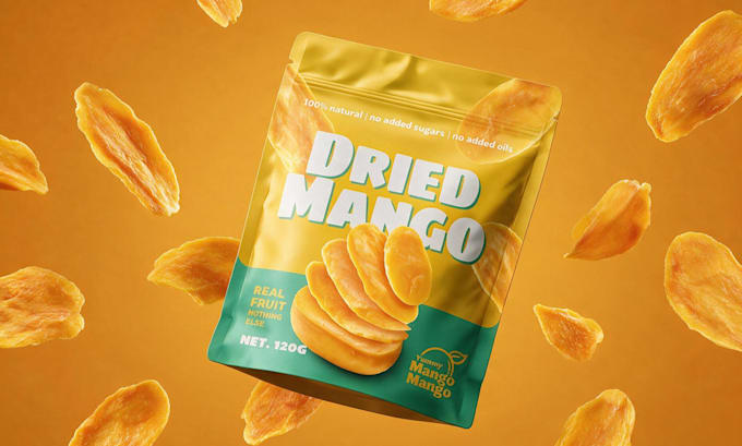 design a stand up pouch packaging for your food or beverage brand