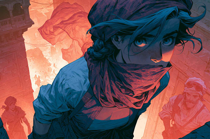 illustrate your comic book cover
