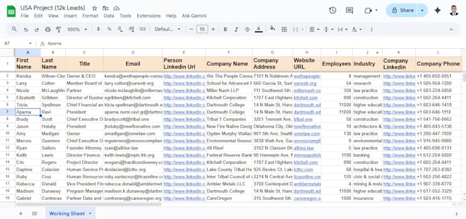 do data appending, data enrichment and lead research