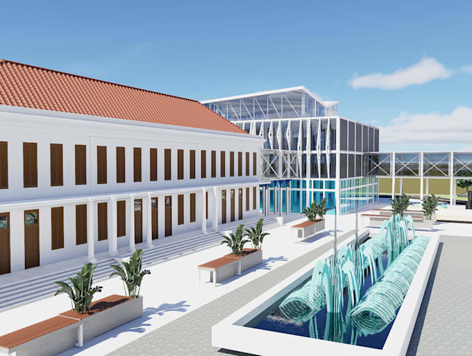 do 3d exterior interior design, 3d rendering for your house