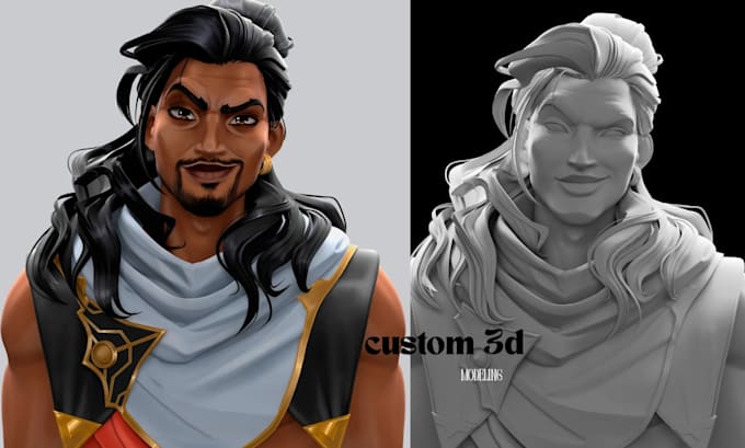 realistic 3d game character model stylized 3d character for unity or unreal game