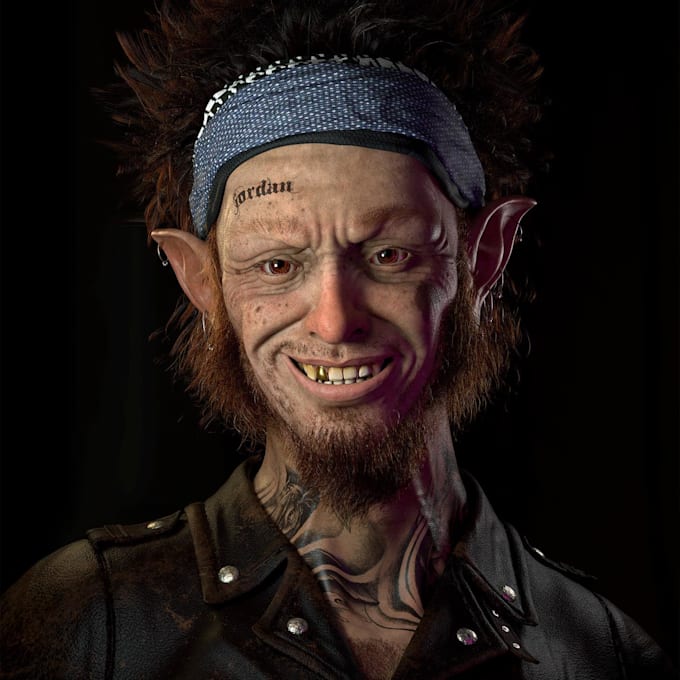 3d metahuman character stylized realistic game character 3d character rigging