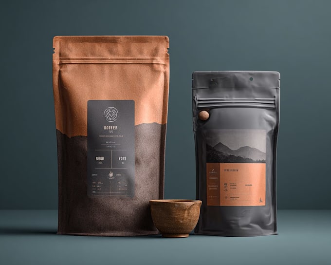 professional packaging design, honey label, spice label