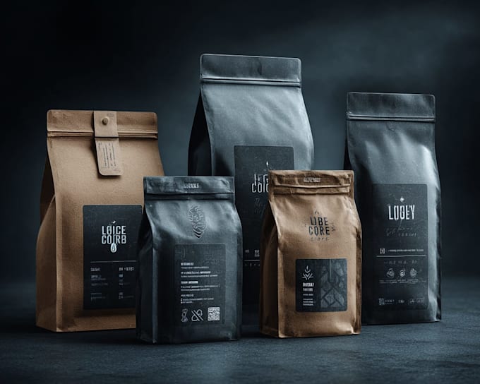 do design cups, pouches, bags, boxes