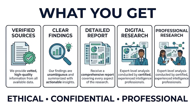 conduct professional osint research and intelligence analysis