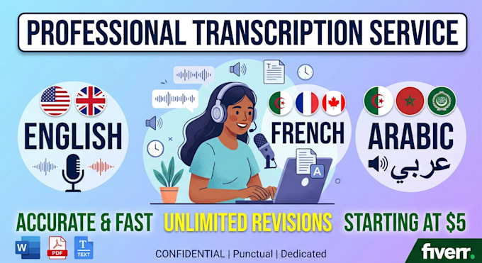 accurately transcribe audio and video