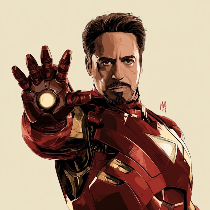 draw custom superhero and comic