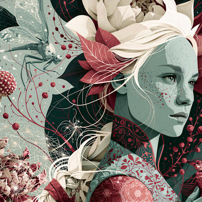create illustrations in surreal style