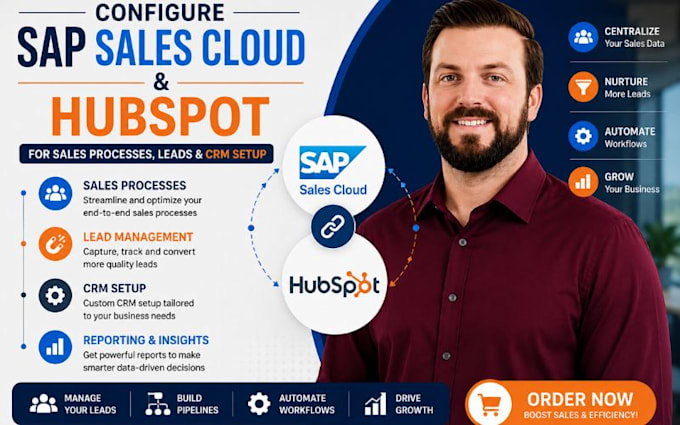configure sap sales cloud hubspot sales process leads CRM setup