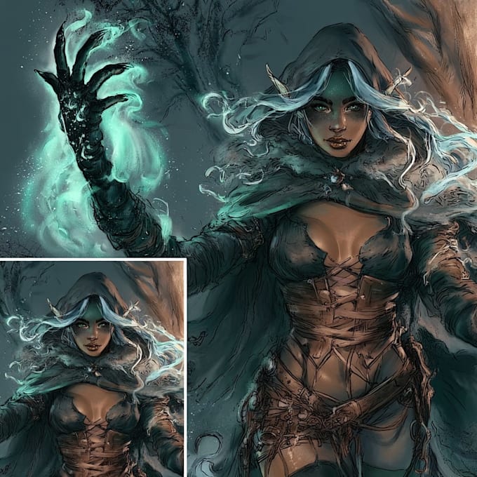 create custom dnd, rpg, and character art
