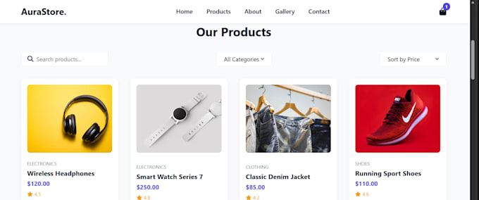 build a responsive fullstack website