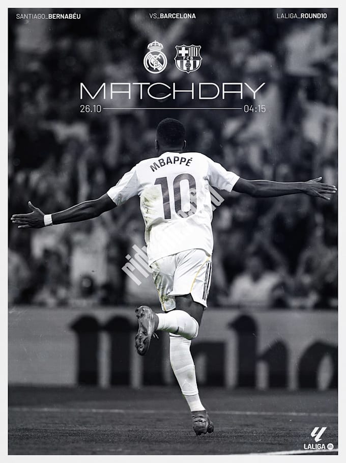 do creative and minimalist football matchday poster designing