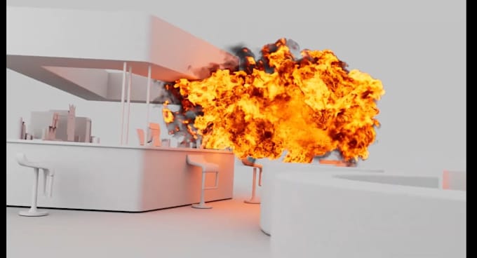 create fire explosion effects, smoke effect, horror effects, and vfx compositing
