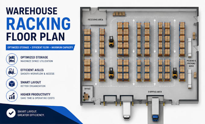 design warehouse racking floor plan optimized storage aisles