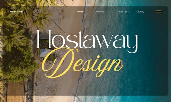 design hostaway vacation rental website with booking system