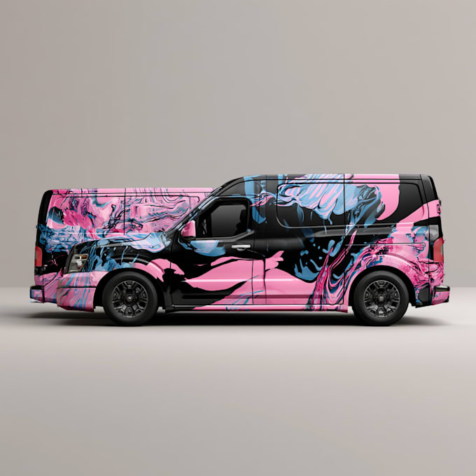 design stunning custom car wraps and bold vehicle graphics