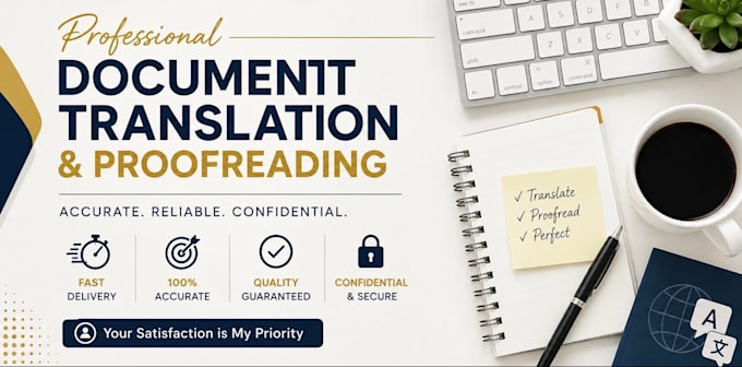 accurately translate and proofread documents with fast delivery
