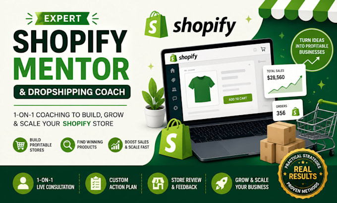 be your shopify mentor and dropshipping coach